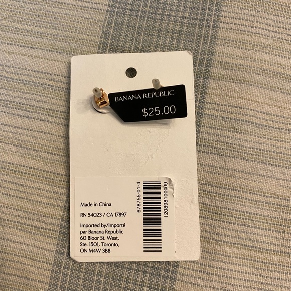 NWT Banana Republic Crystal Gem Stud Earrings - Picture 9 of 12